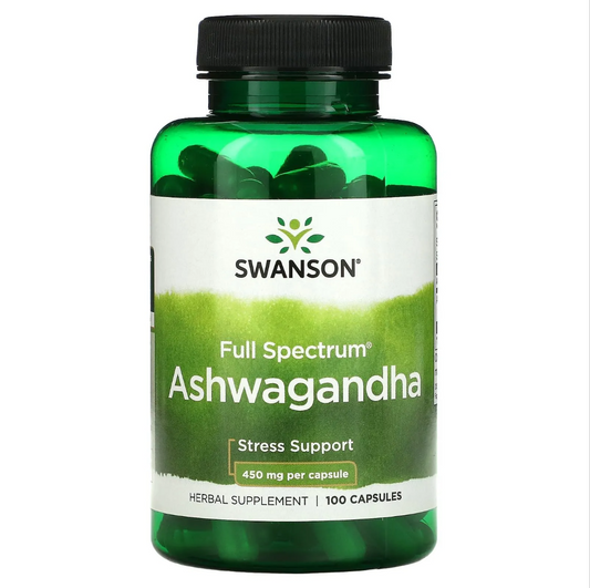 Ašvaganda / Ashwagandha 450 mg pret stresu