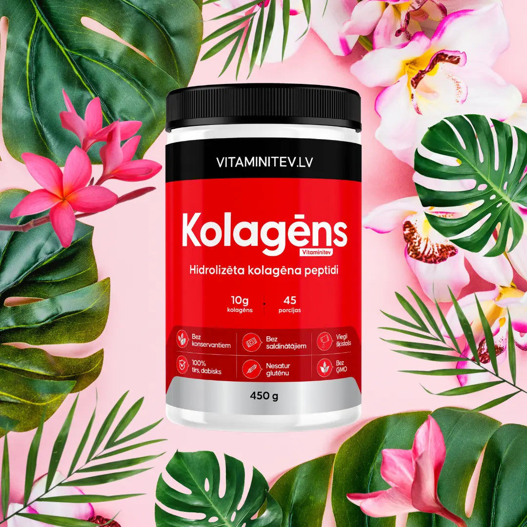 KOLAGĒNS + C VITAMĪNS DĀVANĀ (45 dienām)
