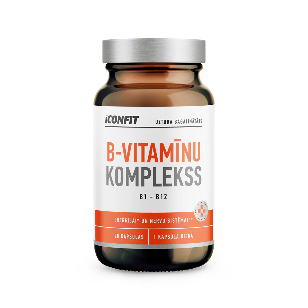 B Vitamīnu komplekss / Vitamin B Complex ( 90 kapsulas )