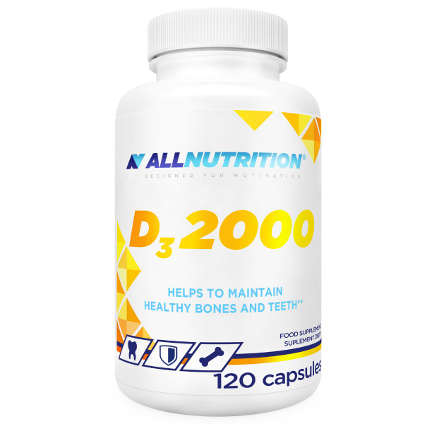 D3 vitamīns 2000IU imunitatei, kauliem