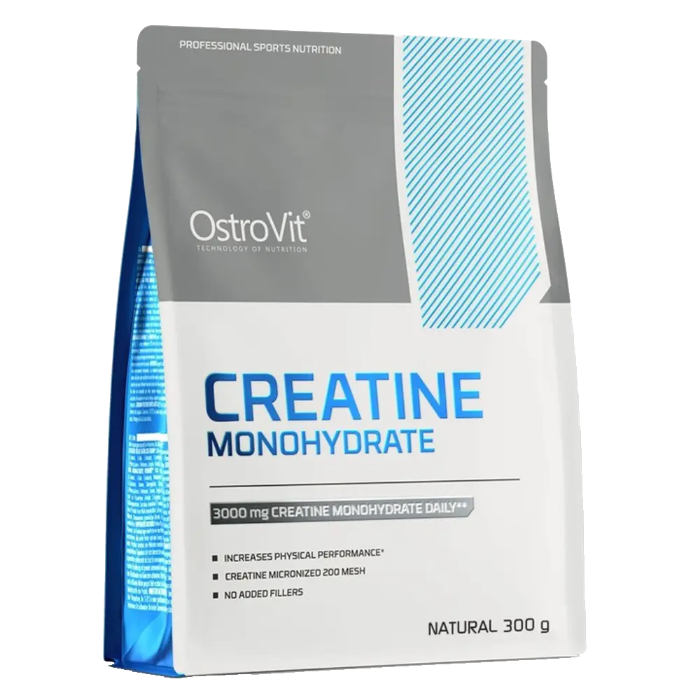 Kreatīna monohidrāts – tīrs un efektīvs kreatīns spēka, izturības un muskuļu masas palielināšanai, uzlabo fizisko veiktspēju un paātrina atjaunošanos