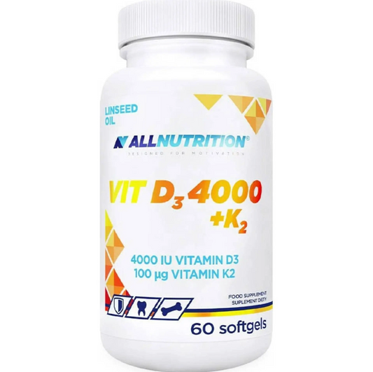 Vitamīns D3 4000 + K2 ( 60 kapsulas )