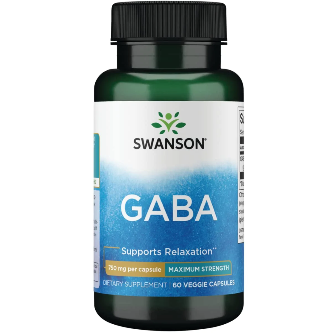 GABA 750mg nervu sistēmas darbībai