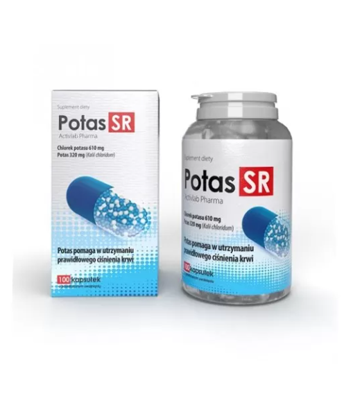 Kālijs / Potas ( 100 kapsulas )